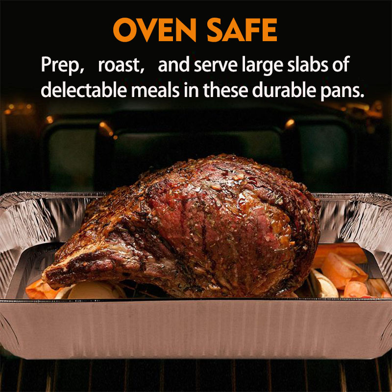 5000 مل كبير من أحواض الألومنيوم الشاقية الشاقة نصف الحجم