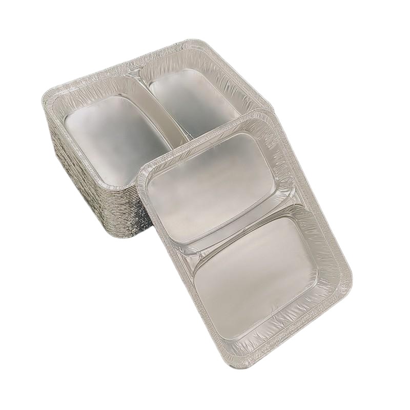 2 مقصورة الألومنيوم رقائق رقائق وألواس الخضار