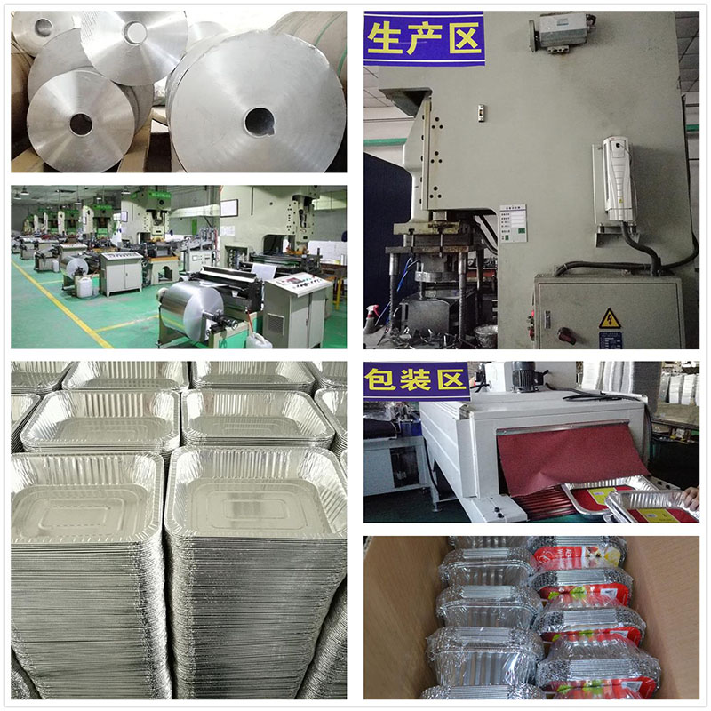 عملية إنتاج منتجات رقائق الألومنيوم