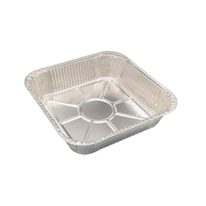 8 × 8 مقالي مربعة للألومنيوم مع الأغطية