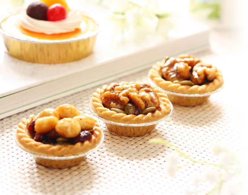 علب التارت بالفويل