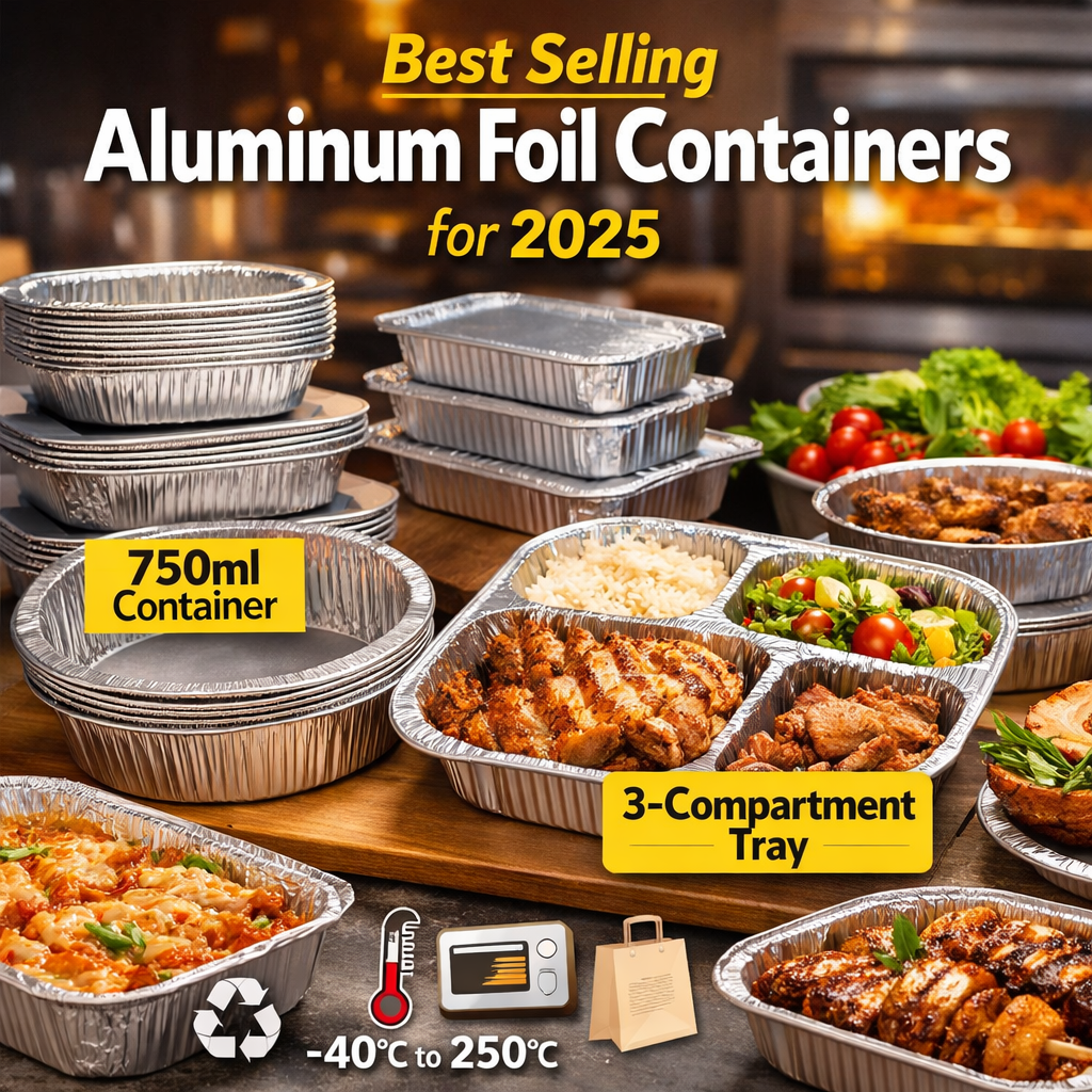 حاويات رقائق الألومنيوم الأكثر مبيعًا لعام 2025