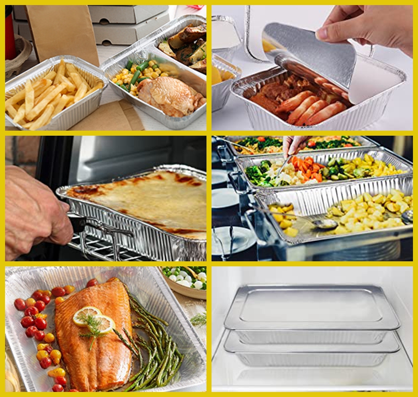 استخدامات أدوات المائدة المصنوعة من رقائق الألومنيوم