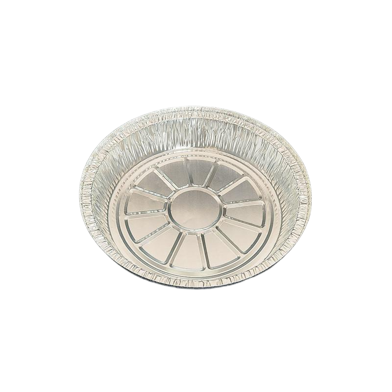 مقالي فطيرة الألومنيوم 8 بوصة ، يمكن التخلص منها وقابلة لإعادة التدوير